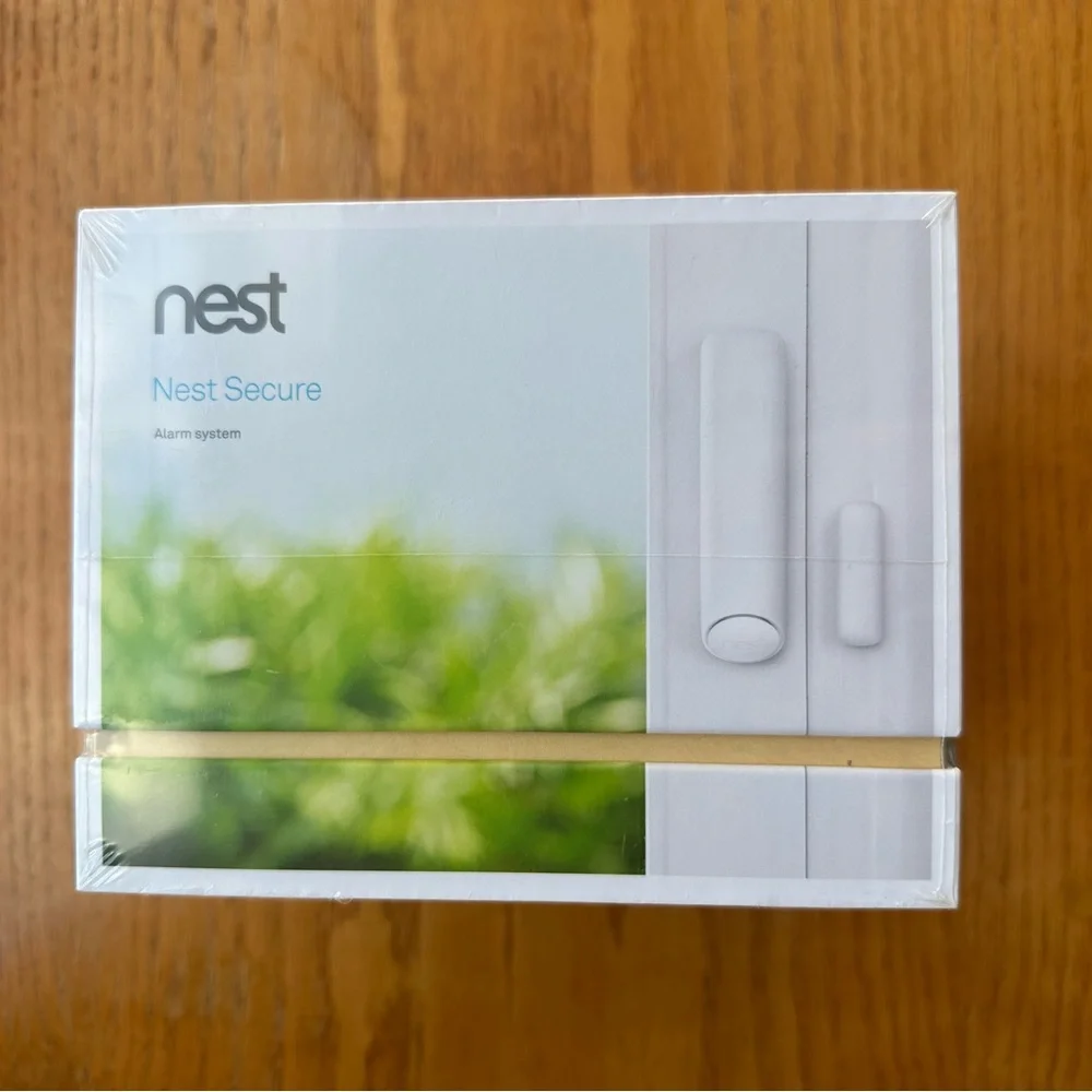 Unopened and unused! Google Nest Secure alarm system starter pack.